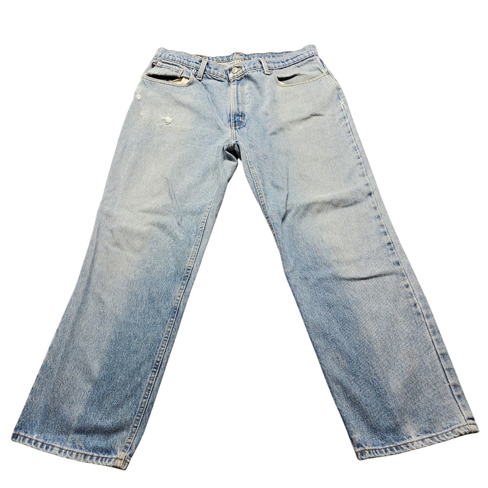 Polo Jeans Co‎ Ralph Lauren Saturday Jean Womens 16 Light Wash Blue Straight Leg